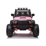 Elektrické autíčko - Jeep JC666 - nelakované - ružové